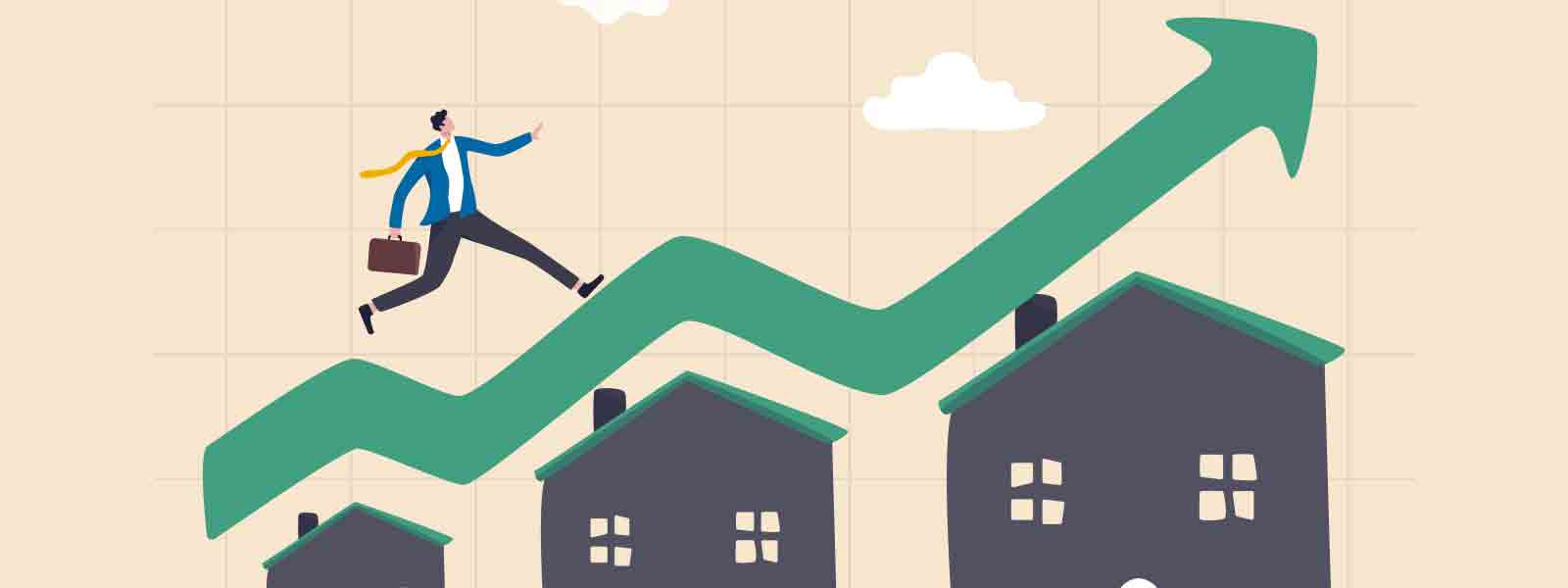 Residential Real Estate sales up for the third time in a row