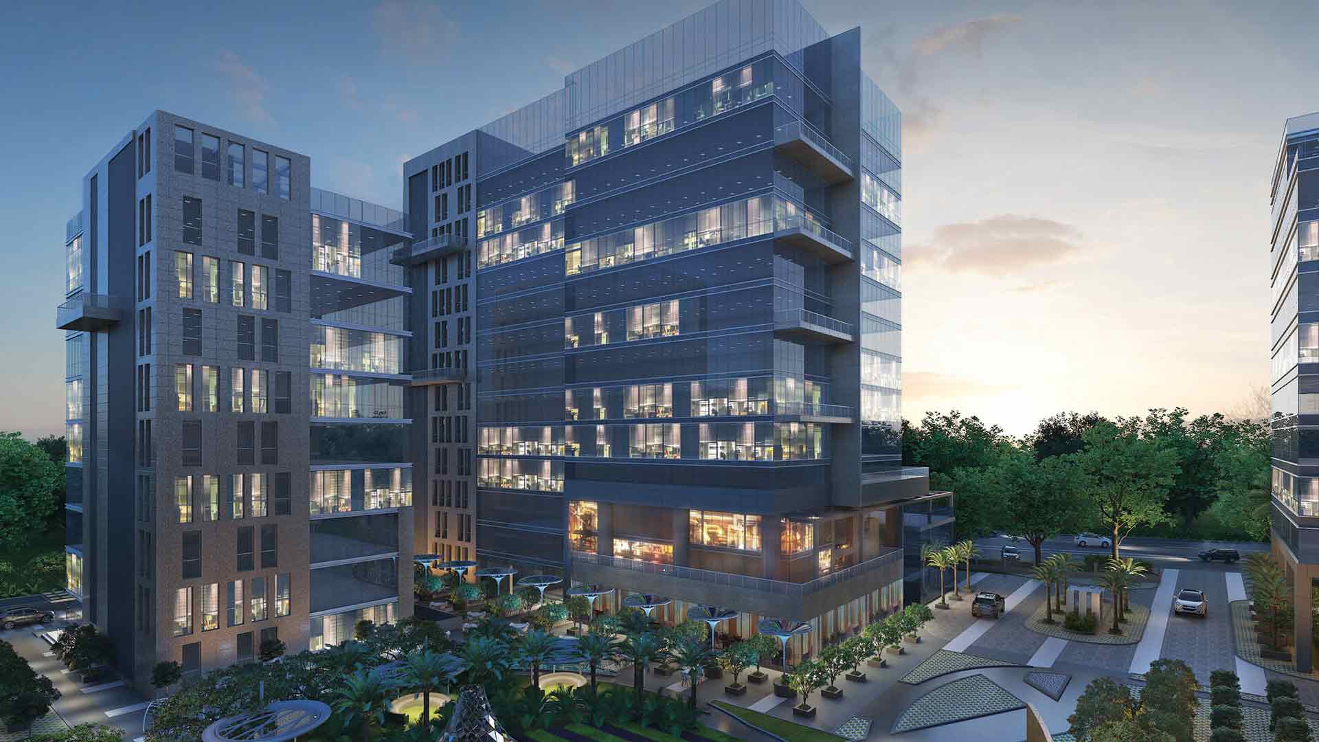 Inspire business park side elevation