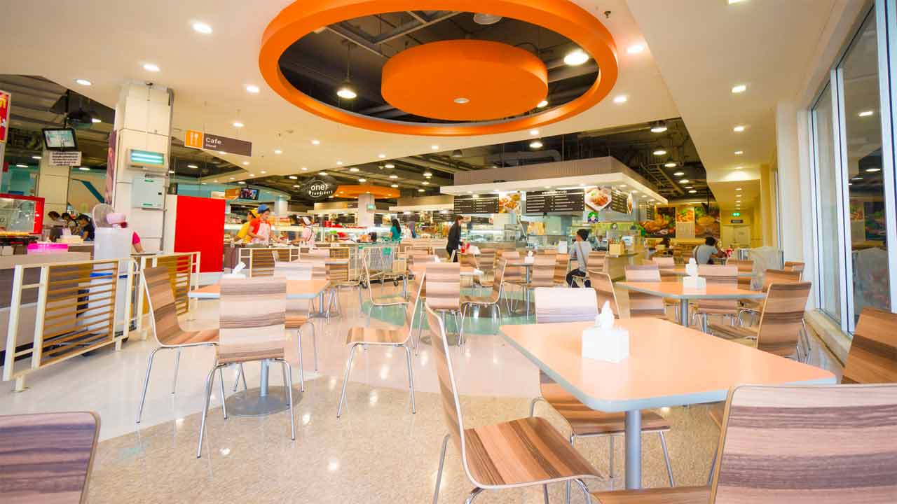 Commercial Plaza with Food Court