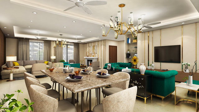 Adani Platinum dining room