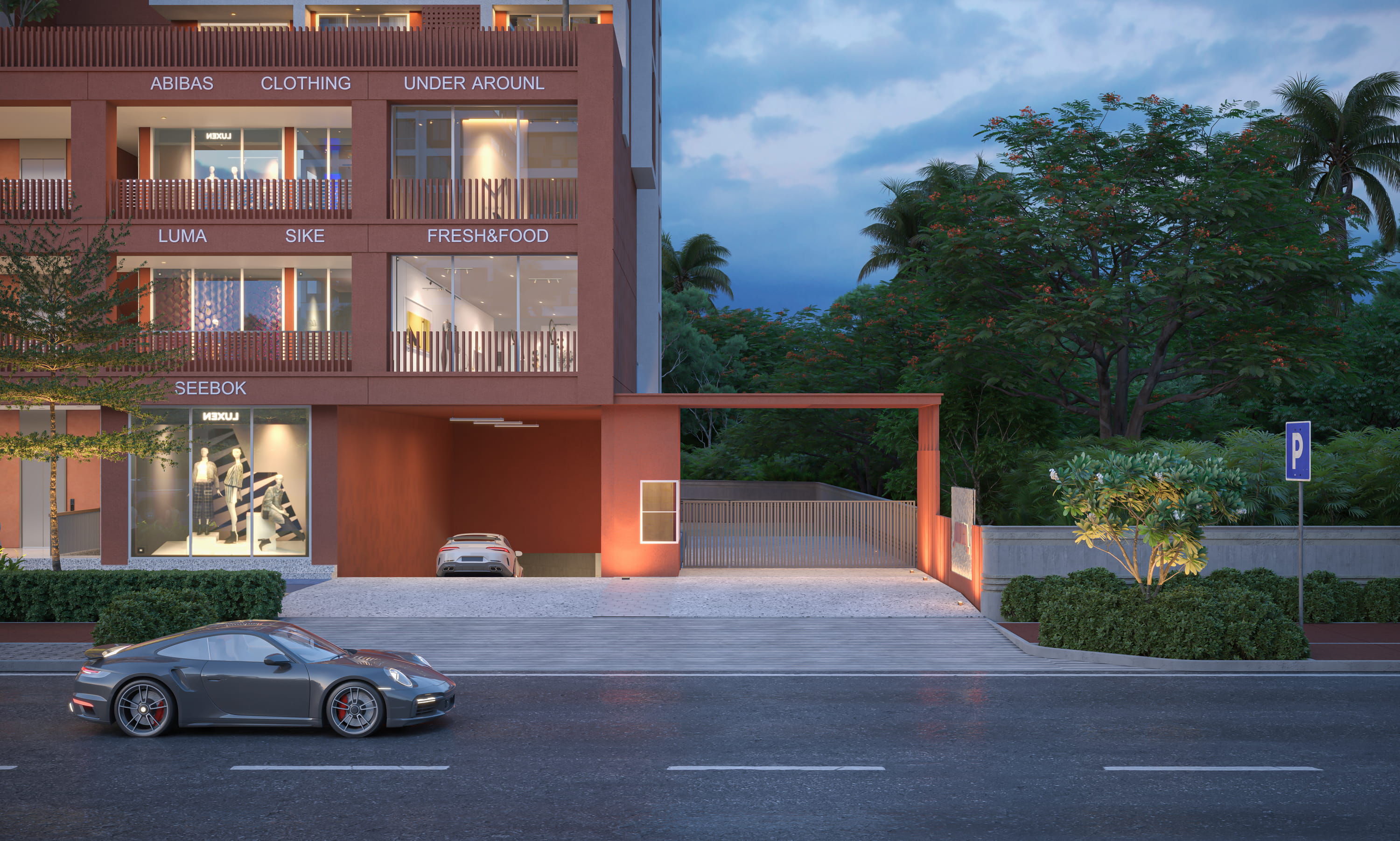 Secure Entry & Parking