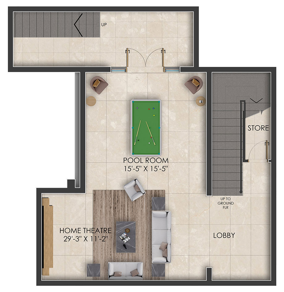 Adani The North Park 4BHK Modern Villa Style 1
