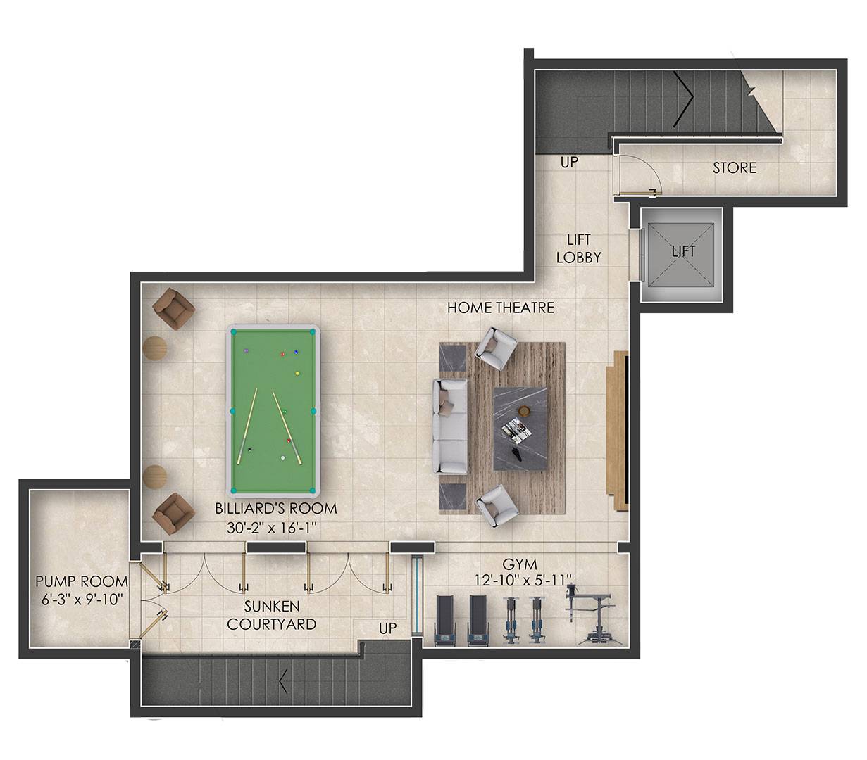 Adani The North Park 5 BHK Modern Villa Style 1