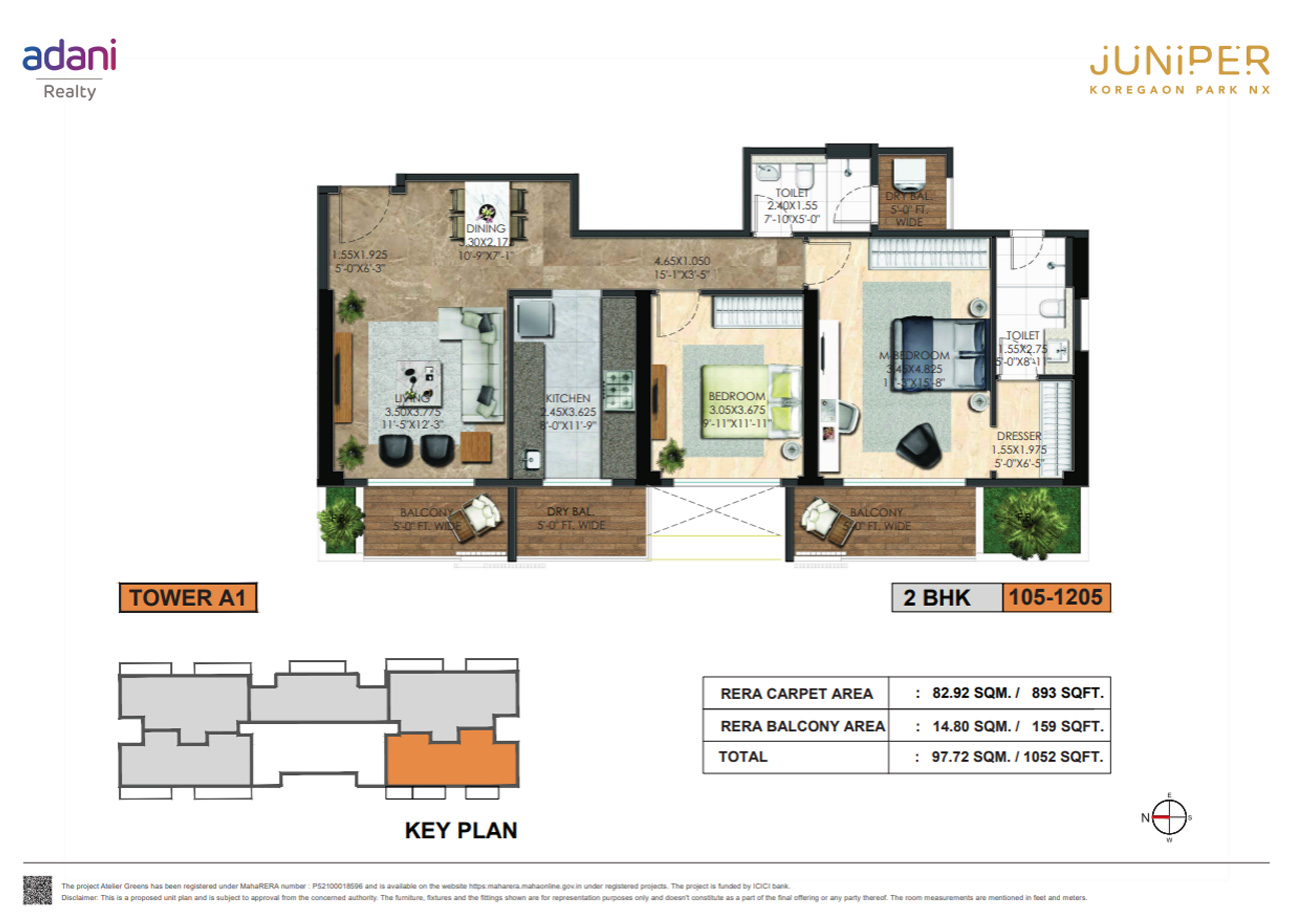 JUNIPER TOWER A1 UNITS 105
