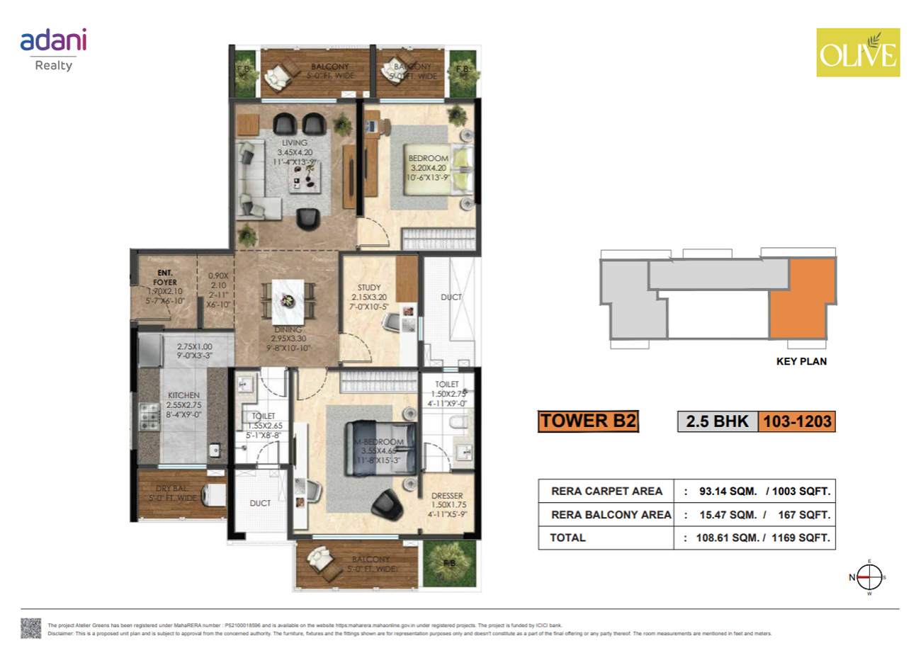 OLIVE TOWER B2 UNITS 103